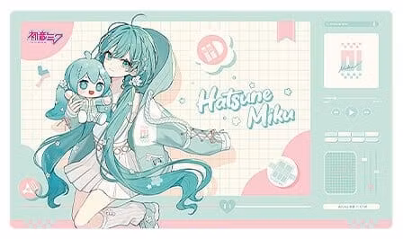 Character Vocal Series 01: Hatsune Miku Miku Hug Series Desk Mat: Flower Ver. 70 x 40 cm