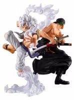 PREORDER - One Piece Wallstar PVC Figures 2-Pack Monkey D. Luffy Gear Fifth & Roronoa Zoro (with gift) 10 cm