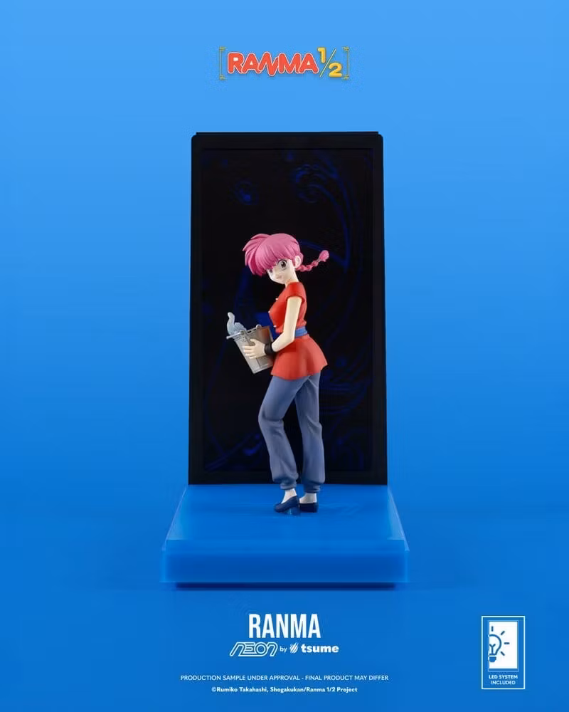 Ranma Neon Figure 1/9 Ranma Saotome Girl 20 cm