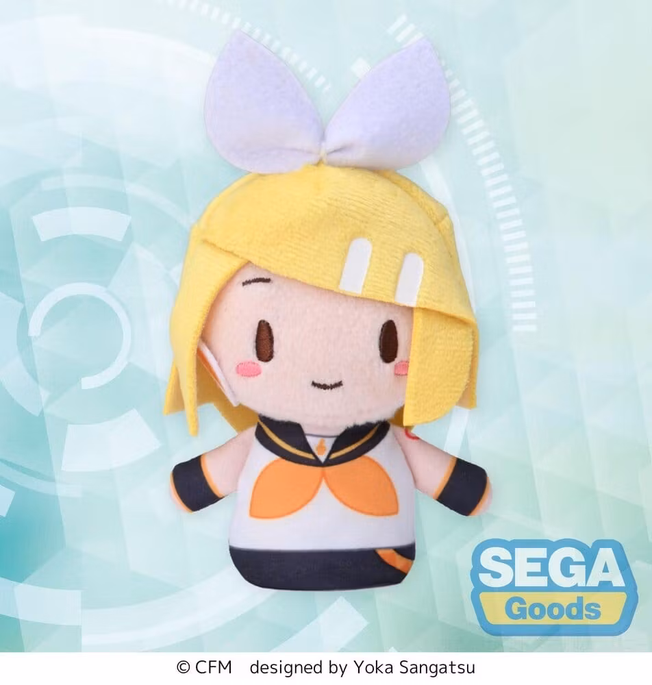 Kagamine Rin & Len Fuwa Petit Plush Kagamine Rin Finger Mascot 10 cm