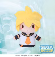 PREORDER - Kagamine Rin & Len Fuwa Petit Plush Figure Kagamine Len Finger Mascot 10 cm