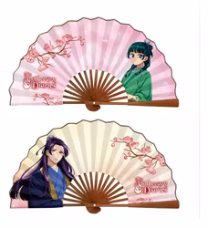 PREORDER - The Apothecary Diaries Japanese Bamboo Fan Maomao & Jinshi