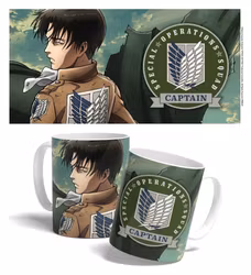 PREORDER - Attack on Titan Mug Levi Squad Captain 325 ml