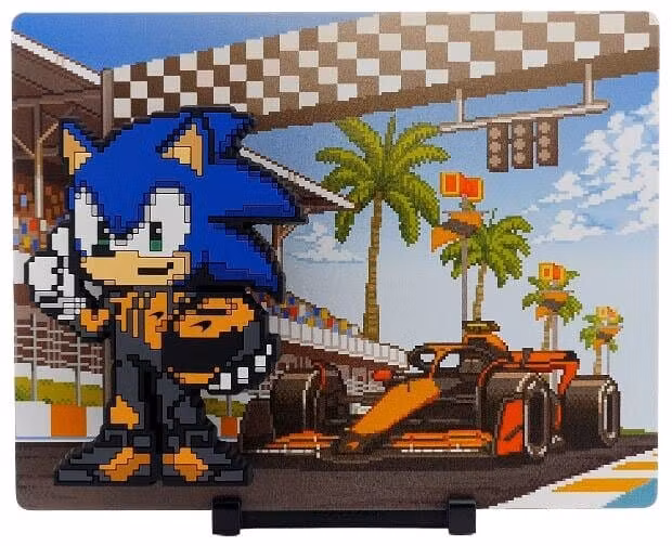 Sonic The Hedgehog x McLaren FiGGYZ Magnet Collectible Sonic McLaren 35th Anniversary 9 cm