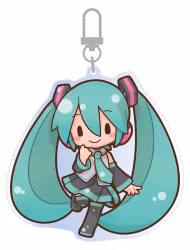 PREORDER - Hatsune Miku Key Chain Kawaii