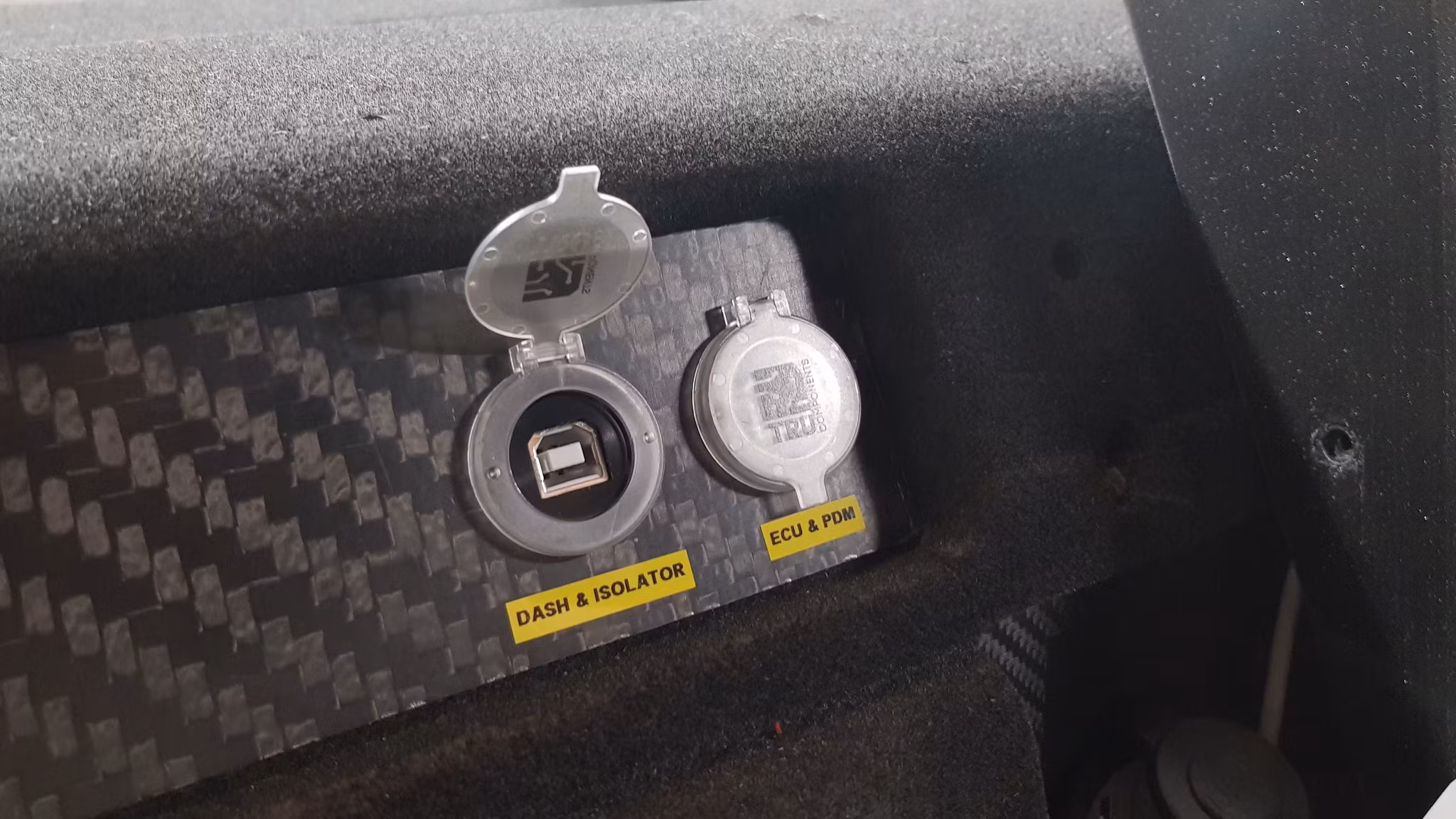 USB A-B Paneluttag