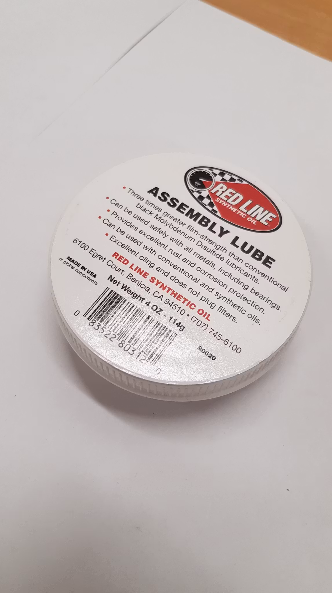 Red Line Assembly Lube