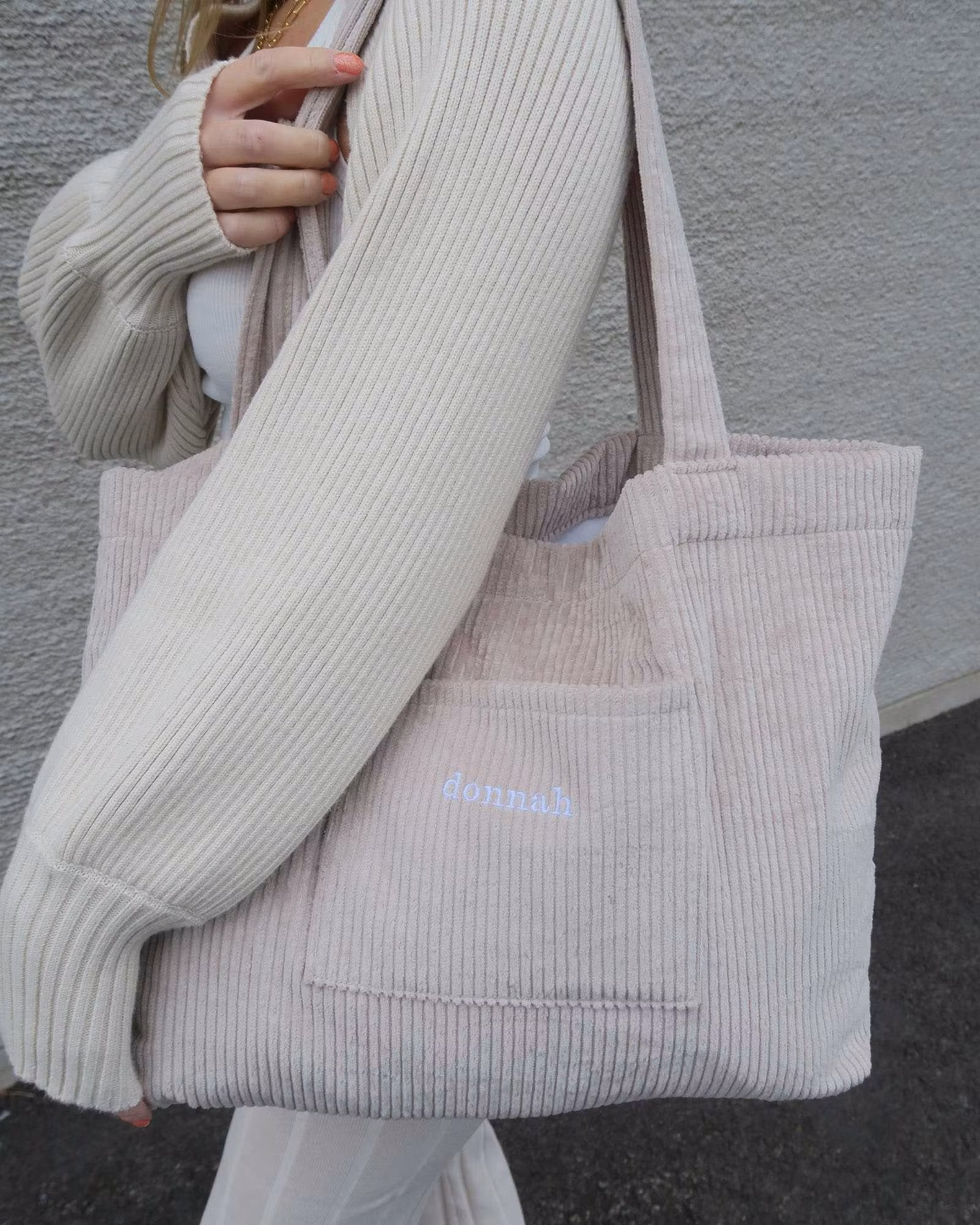 Corduroy Bag - Sand