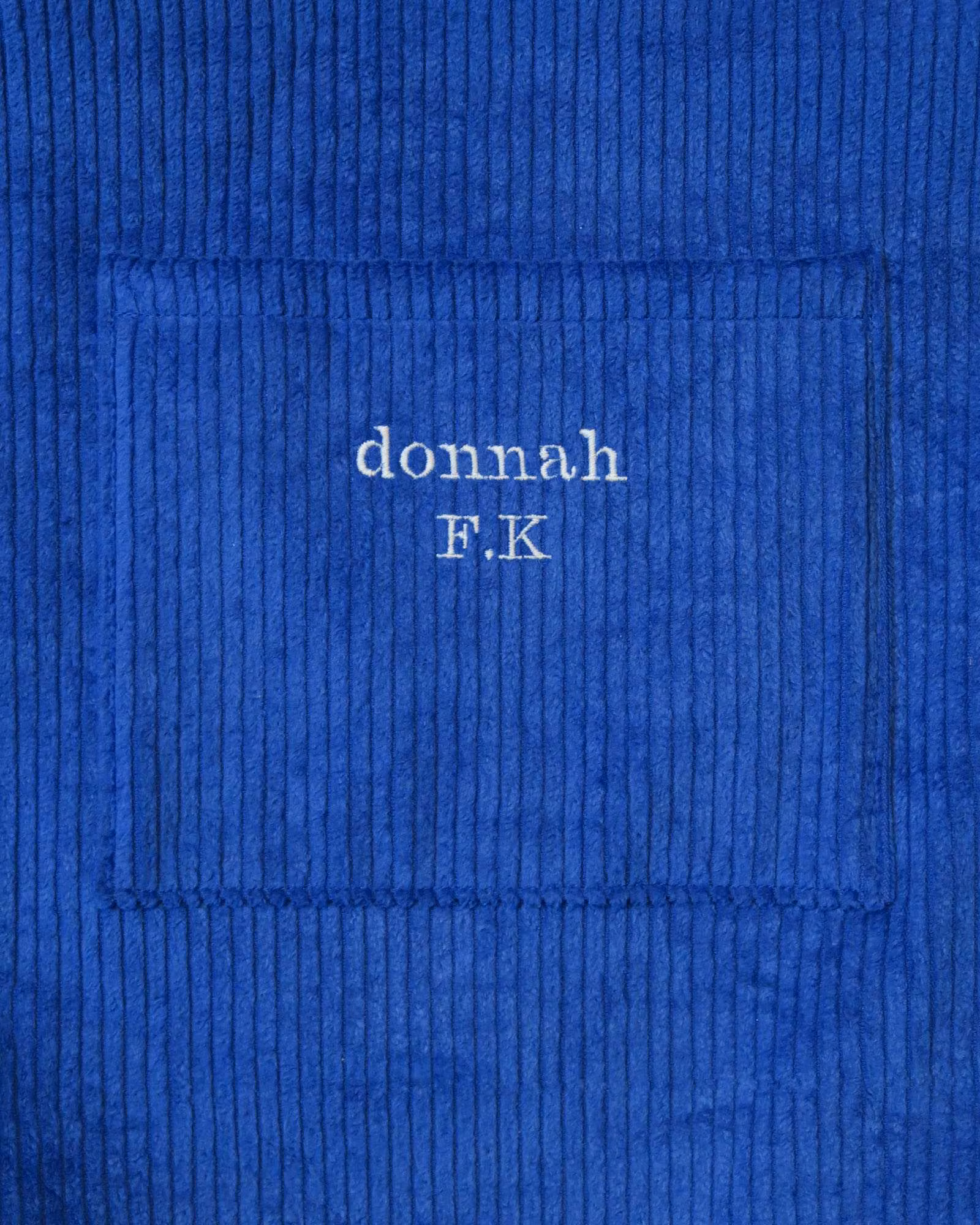 Corduroy Bag - Cobalt