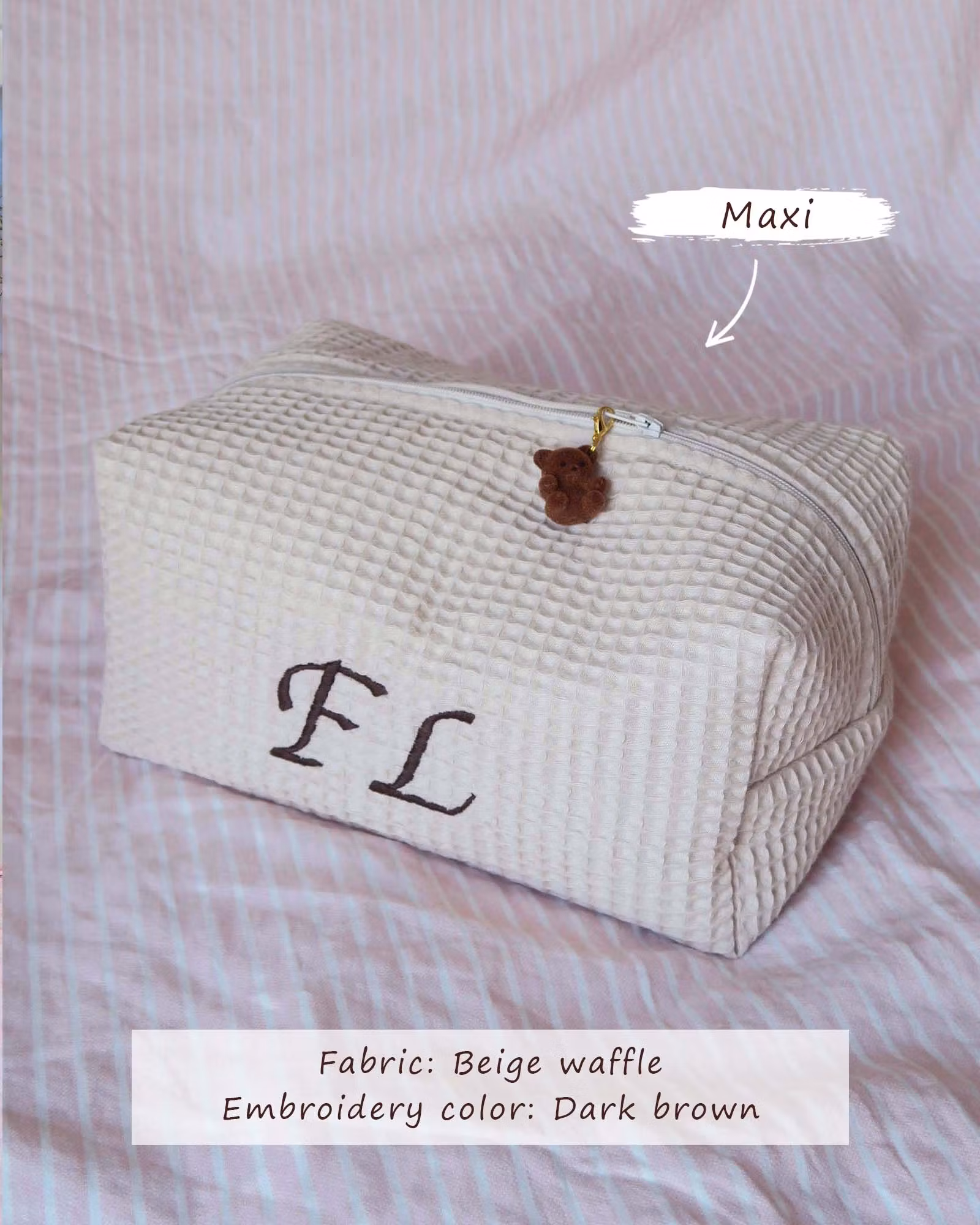 Monogram pouch