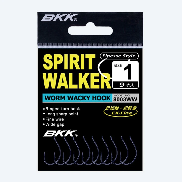 BKK Spirit Walker - Worm Wacky Hook