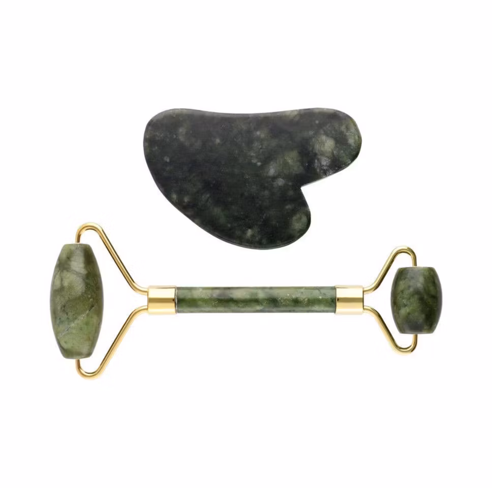 Present pack Gua sha Massage grön jade