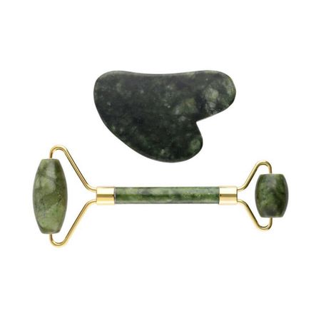 Present pack Gua sha Massage grön jade