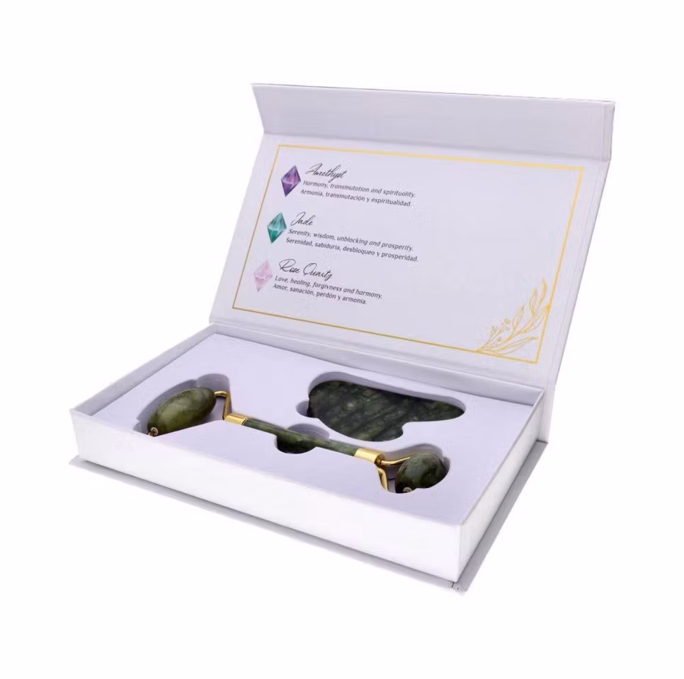 Present pack Gua sha Massage grön jade