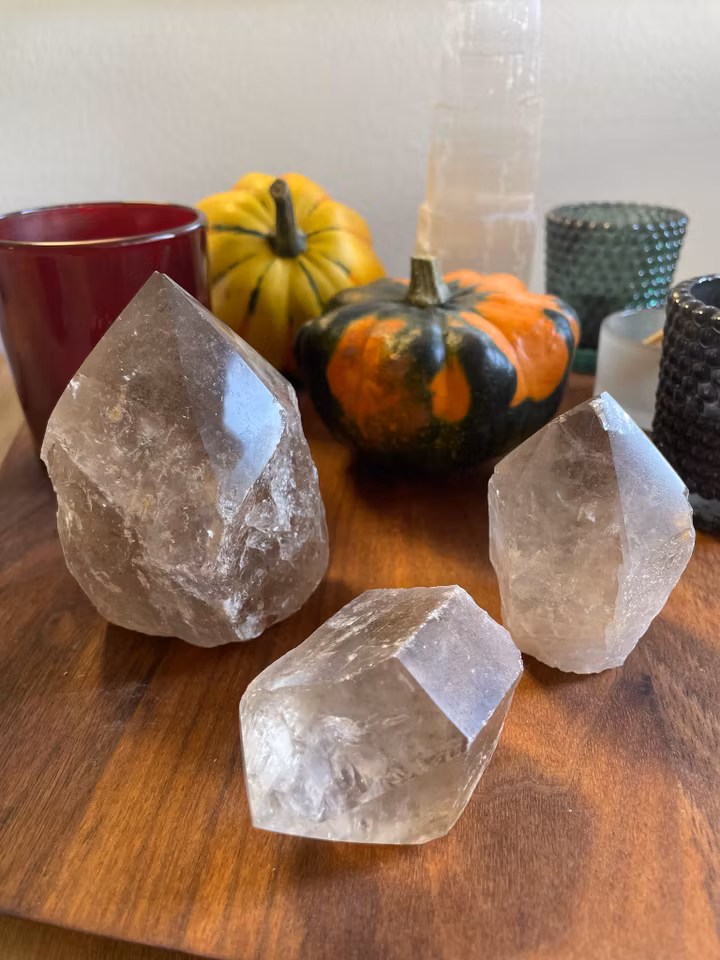 Rökkvartsspets halvpolerade