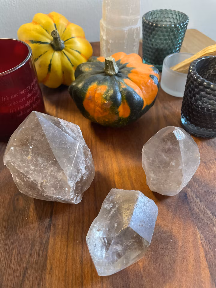 Rökkvartsspets halvpolerade