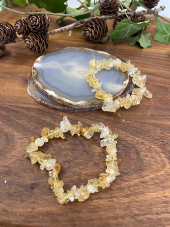 Armband Citrin