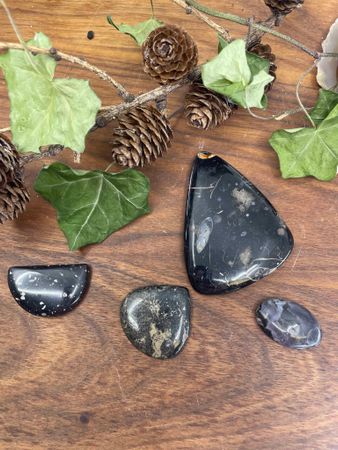 Slipad Cabochon Magnetit