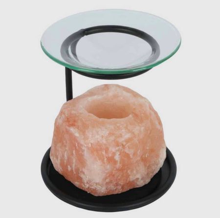 Oljebrännare med saltljusstake