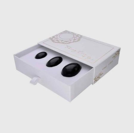 Yoni ägg 3 pack utan snöre Obsidian