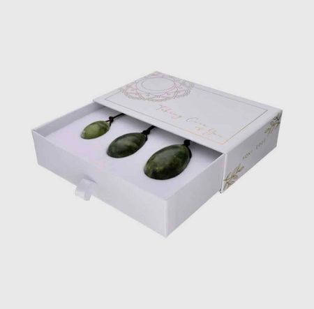 Yoni ägg Jade 3 pack med snöre