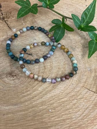 Kristall armband barn Ocean Jaspis