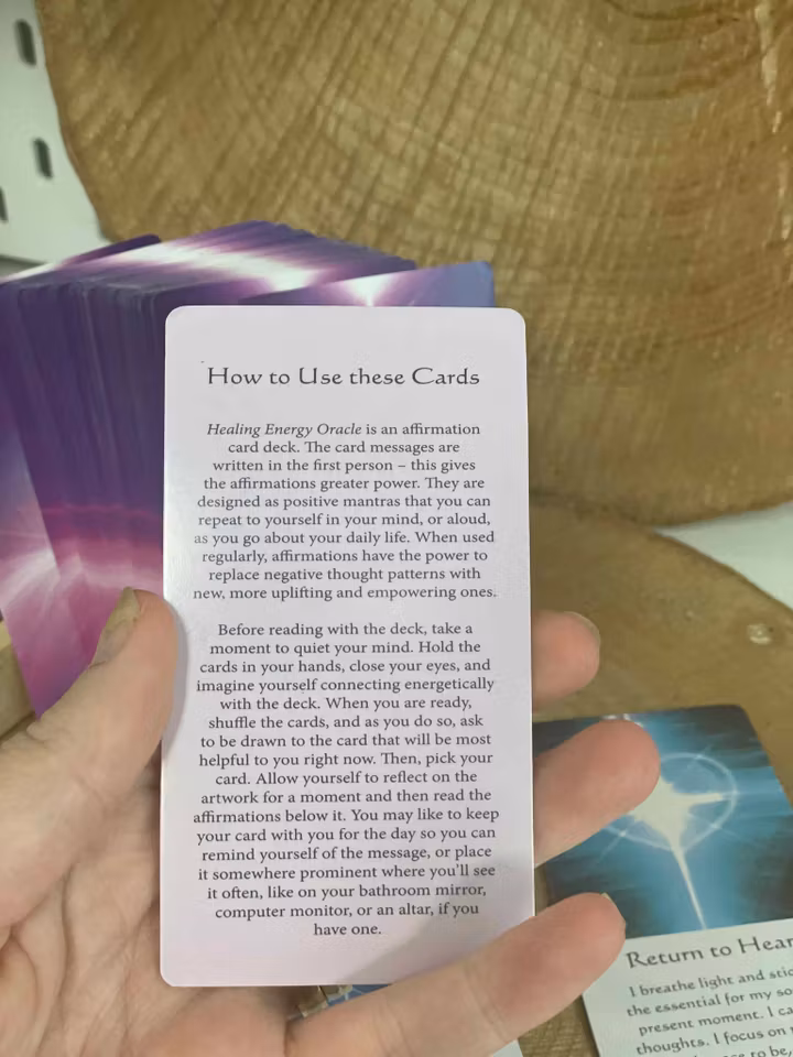 The healing energy orakel kortlek