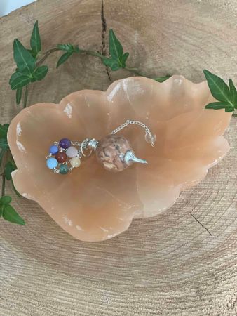 Pendel Adular med chakra stenar