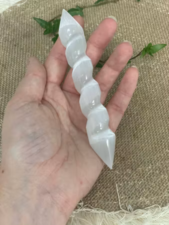 Selenit stav snurrad 12cm