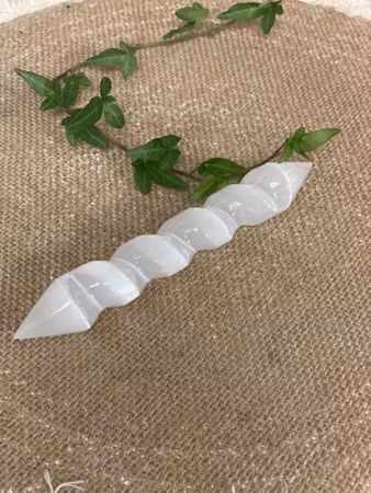Selenit stav snurrad 12cm