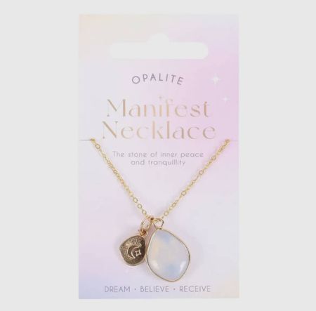 Manifestation halsband med opalit