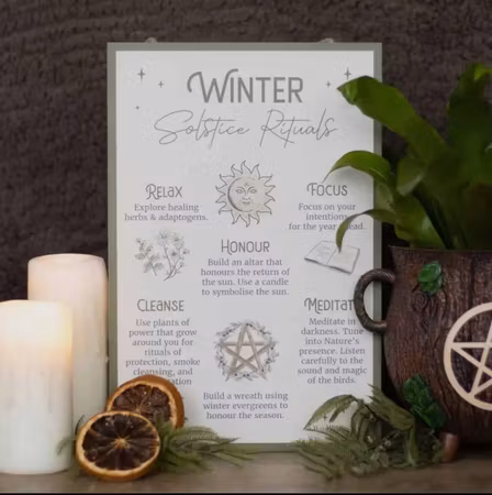 Väggdekoration Yule rituals