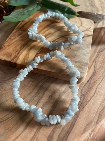 Kristallarmband chips angelit