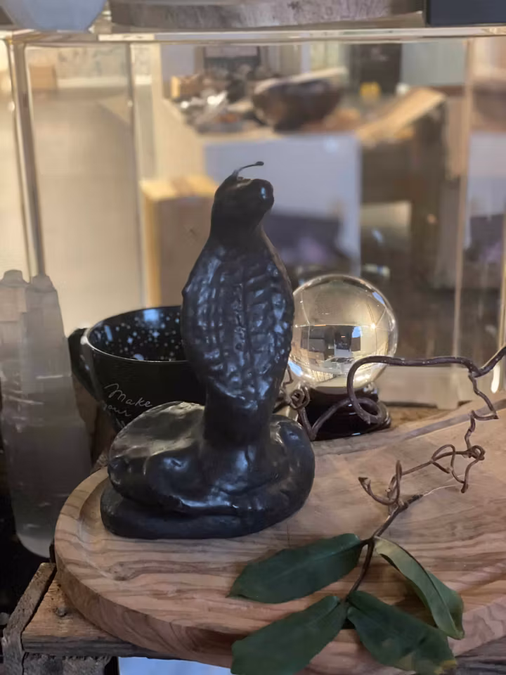 Ritualljus Svart orm ( pånyttfödelse / nystart )