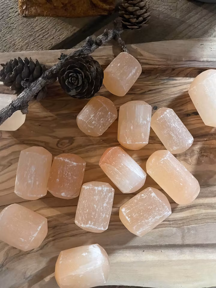 Trumlad orange persika selenit