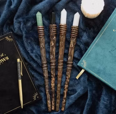 Rituellt trollspö bergkristall