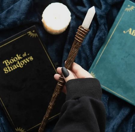 Rituellt trollspö bergkristall