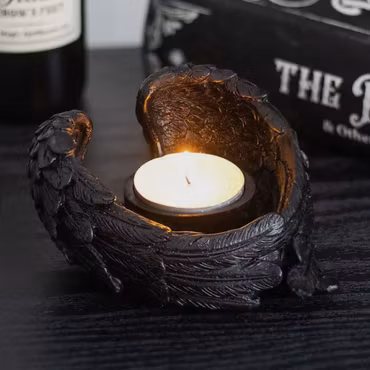 Värmeljushållare korpvingar