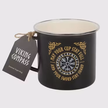 Emalj mugg viking
