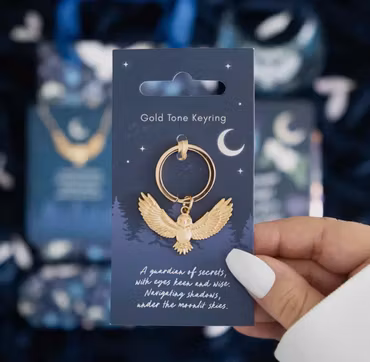 Nyckelring visdomens uggla