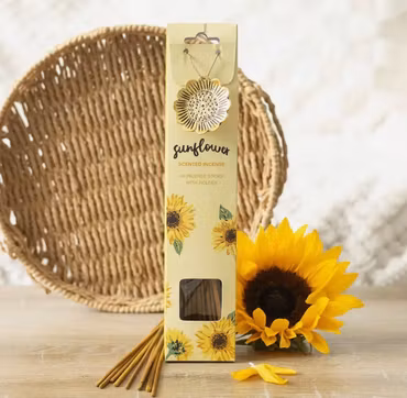 Rökelse solig solros