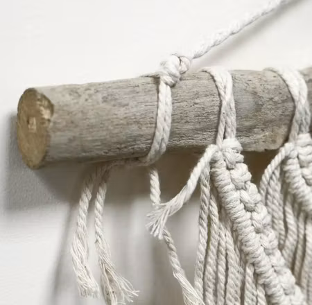 Väggdekoration makramé boho