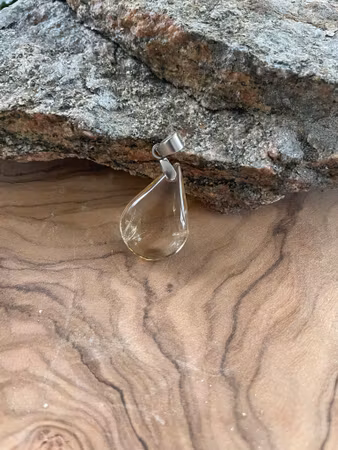 Hänge med naturlig citrin AAA kvalitet