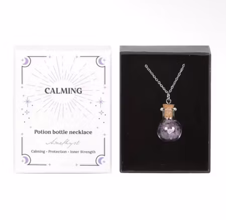 Magisk flaska halsband Ametist