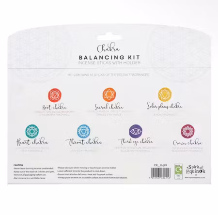 Chakra balansering rökelsekit