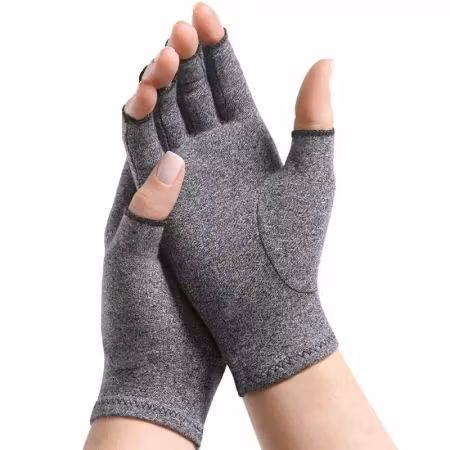 Fingerlösa kompressionshandskar (2st)