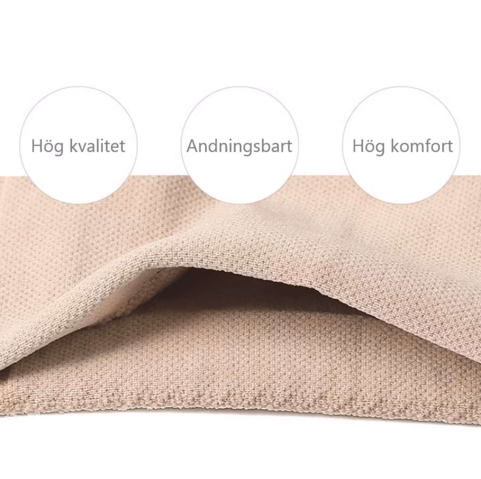 Knästöd med elastisk komfort (1 par)