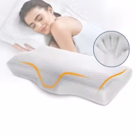 Memory foam kudde med stöd för axlar