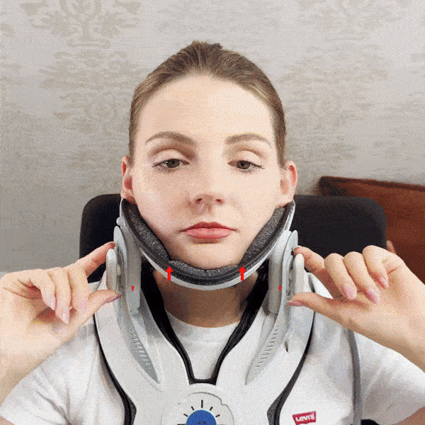 3-i-1 Nack draganordnings enhet | Lindra nacksmärtor och förbättra hållningen på bara 15 minuter om dagen!