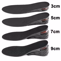 Justerbara Höjdinlägg med Luftkudde – Sulor för Extra Längd 3–9 cm